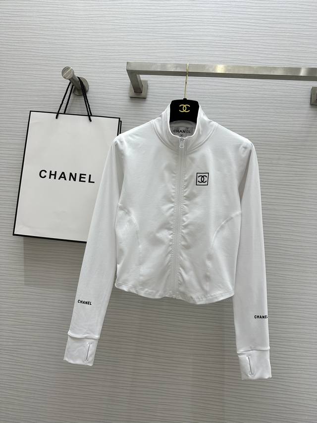 Chane2Ss中古系列 立领拉链 瑜伽防晒外套 高品质定制 现货首发size：S M L M码肩宽：35，胸围：74，衣长：51