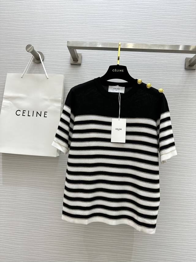 Celin2条纹上衣 超级百搭显瘦 高品质定制 现货首发size：S M L X