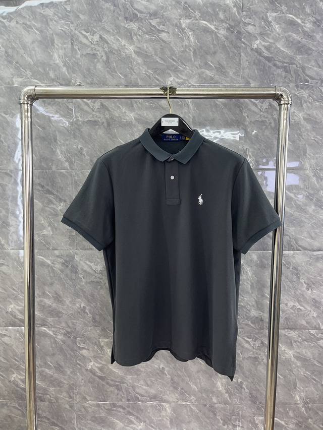 基础款polo 铁灰色 最高品质拉夫劳伦ralph Lauren经典小马刺绣翻领polo短袖，采用珠地棉透气舒服 码数：Xs-Xl